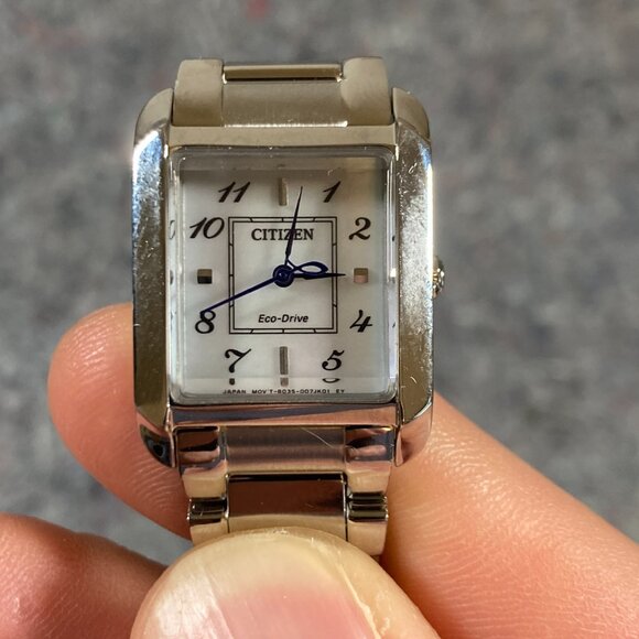 Citizen Women's Eco-Drive Stainless Steel Saphire Diamond Watch w/Case - Picture 3 of 14